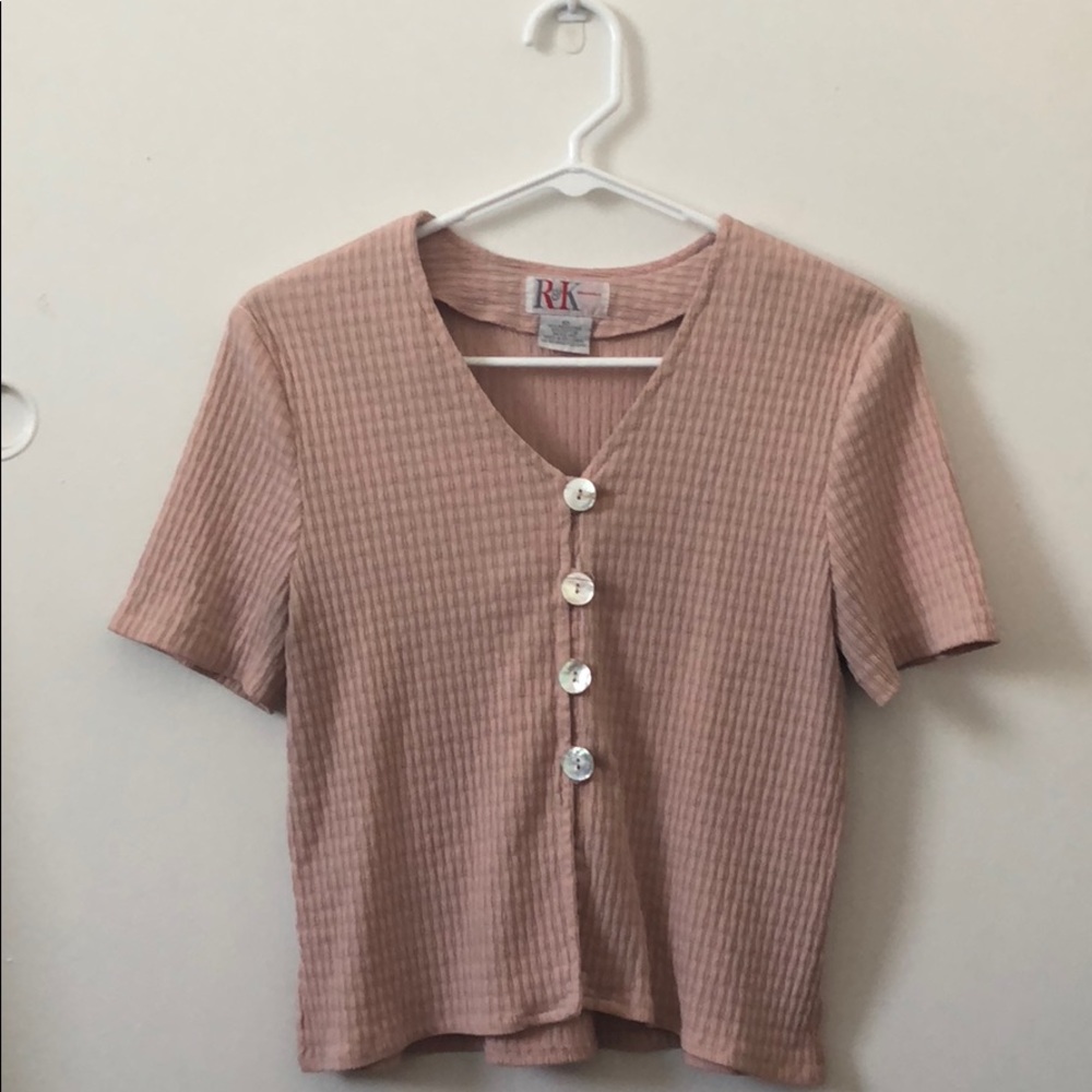 90’s baby pink tee